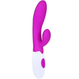 Flirtation Vibromasseur Alvis avec Stimulateur de Clitoris