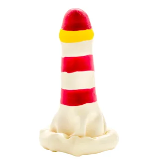 Phare : préservatif fantaisie peint à la main Condomerie, objet décoratif