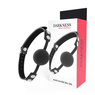 Billon en Silicone Noir Darkness noir bâillon