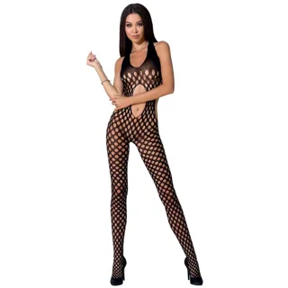 Femme BS065 Bodystocking Noir Taille Unique Passion noir body résille