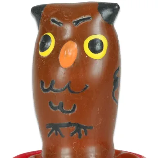 Hibou : préservatif fantaisie peint à la main Condomerie, objet décoratif