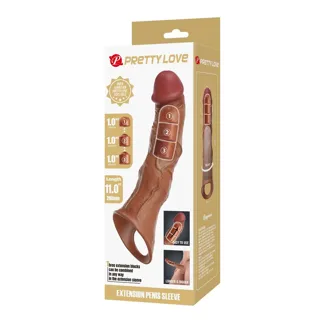 Gaine à pénis Manchon d'Extension Pénienne Ajustable Ø