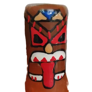 Préservatifs Fantaisie Peints à la Main Tiki Totem-01 Condomerie