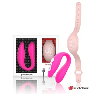 Vibromasseur Watchme Double Technologie Fuchsia / Rose Wearwatch