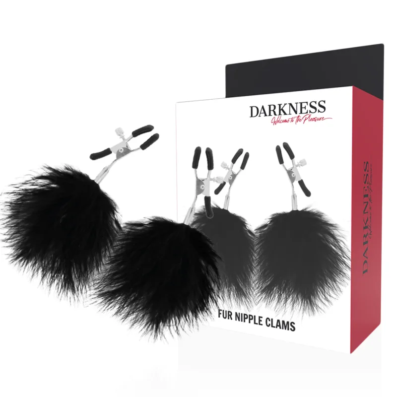 Pinces à Tétons Pom-pom 2 Darkness