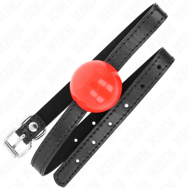 Balle Solide Simple Rouge 4 CM Bag 65 X 1,5 CM Kink rouge bâillon