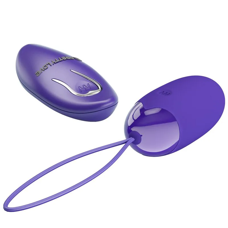 Berger Youth Oeuf Vibrant Télécommandé Violet Pretty Love