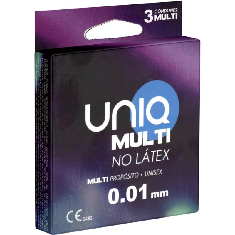Multi Préservatifs sans Latex 3 Unités Uniq