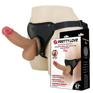 Harnais Universel avec Gode Réaliste Pretty Love