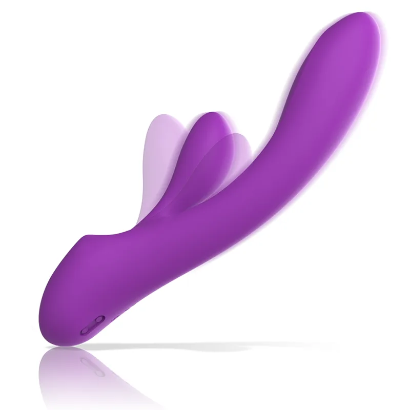 Luigi Rabbit Vibromasseur Liquide Silicone Violet Intense