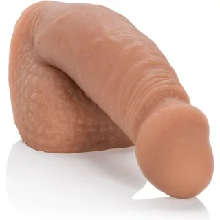 Gode Emballage Pénis Marron 14,5 cm Calexotics
