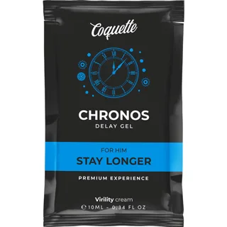 Aphrodisiaque Gel Retardant Pocket Chronos pour Lui 10 ml Coquette Chic Desire