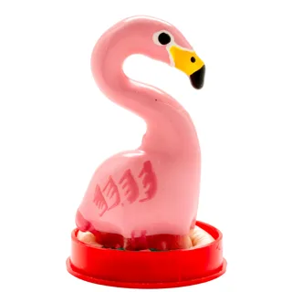 Flamant : préservatif fantaisie peint à la main Condomerie, objet décoratif