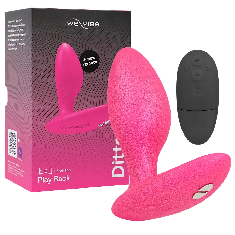 Vibe - Ditto+ Vibromasseur Anal Plug Rose We rose sextoy anal