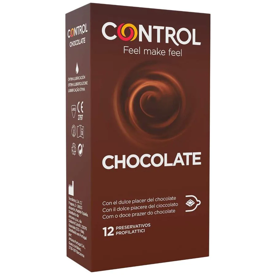 Adapta Chocolat Préservatifs 12 Unités Control