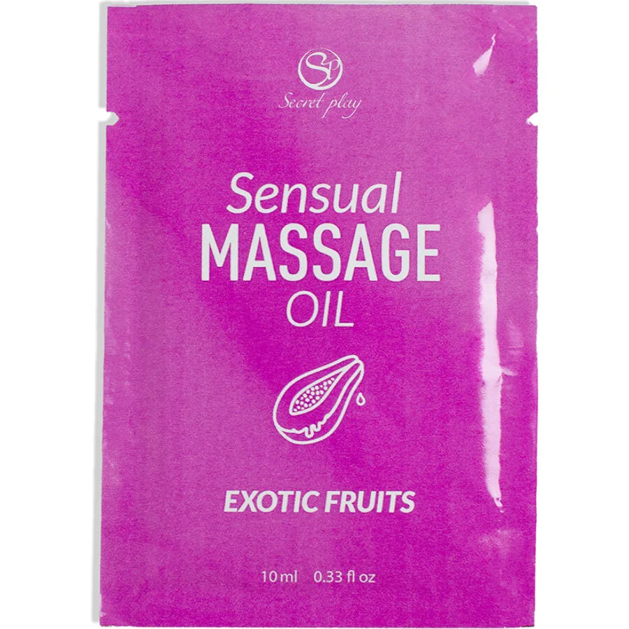 Huile de Massage Monodose aux Fruits Exotiques 10 ml Secretplay