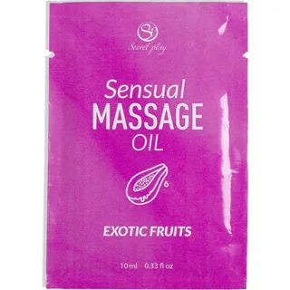 Huile de Massage Monodose aux Fruits Exotiques 10 ml Secretplay