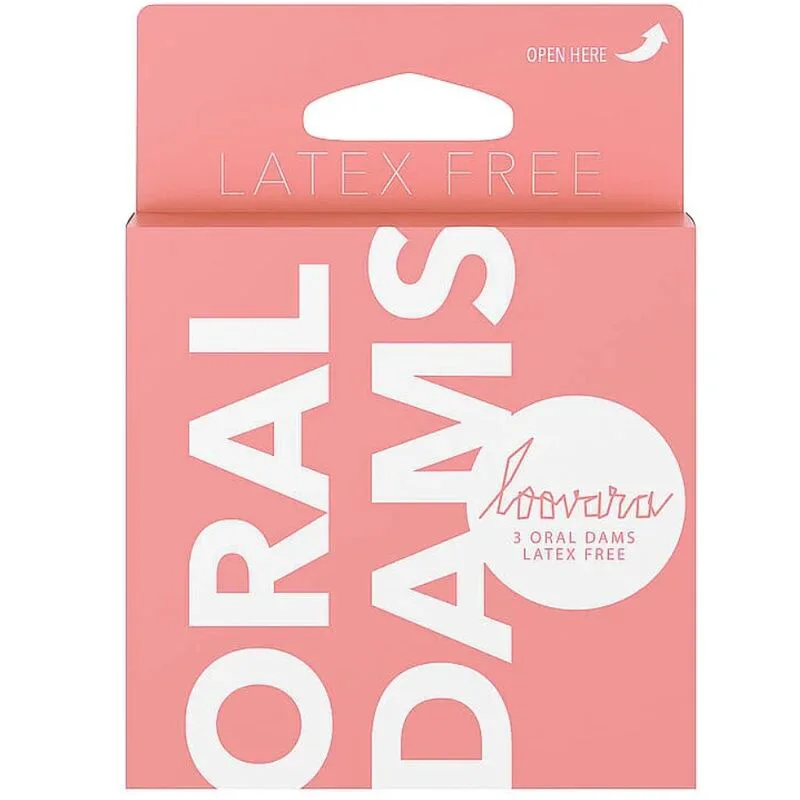 Dirases Blanches sans Latex, 3 Pièces Loovara lubrifiant comestible