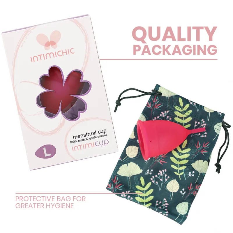 Coupe Menstruelle en Silicone Médicale - Taille L Intimichic bien etre