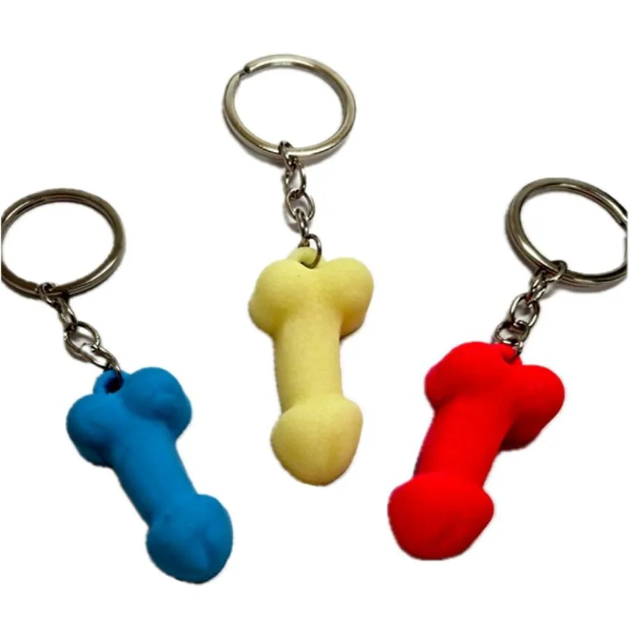 Porte-clés Pénis en Silicone Assortis, Couleurs Diablo Picante jeu coquin