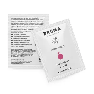 Gel Glissant Aloe Vera Saveur Bubblegum 6 ml Bruma