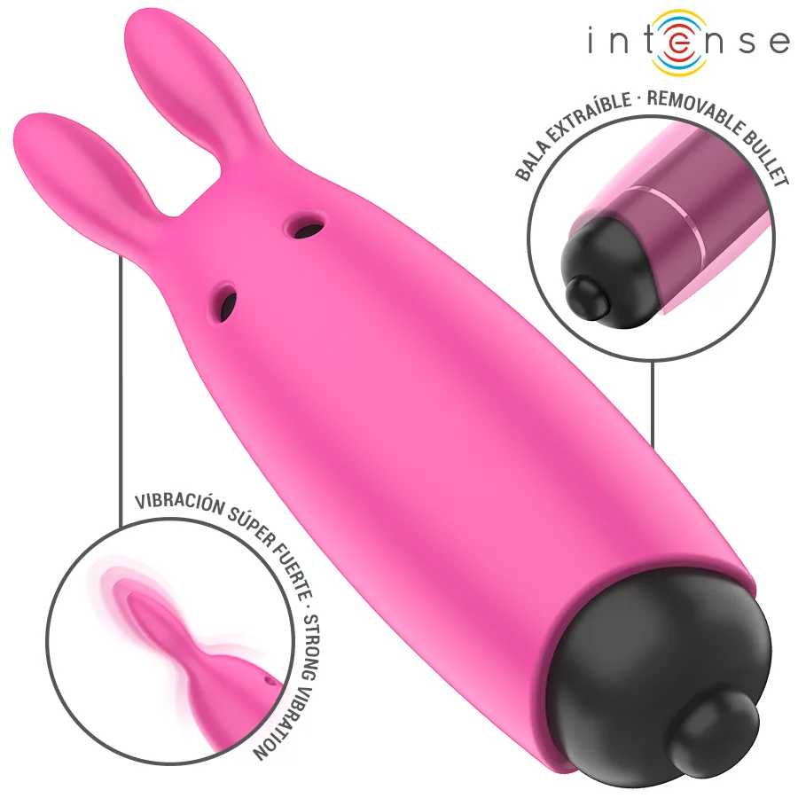 Vibromasseur Hopper Rose Bullet Vibrant 8,3 x 2,4 cm Intense