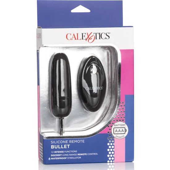 Vibromasseur Telecommande Bullet Noir Calexotics
