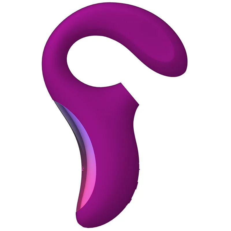Stimulateur clitoridien Enigma Double Succion Stimulation Masseur Rose Profonde Lelo