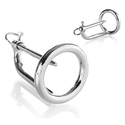 Anneau de Gland avec Plug Metal Hard bdsm