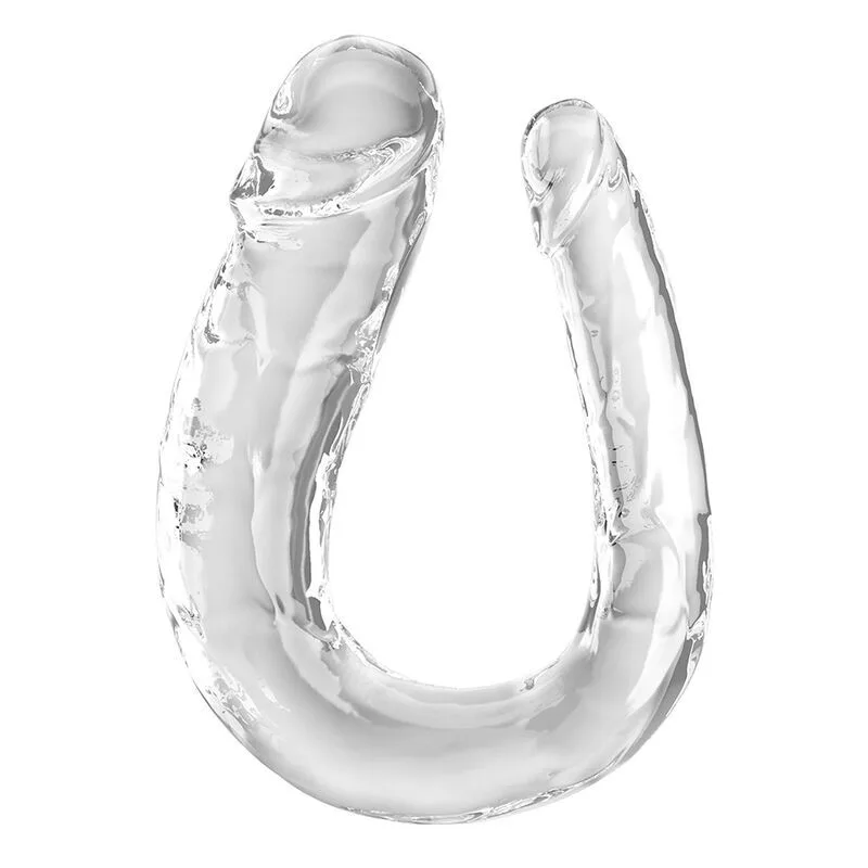 Double Trouble Double Gode 44 cm Transparent King Cock