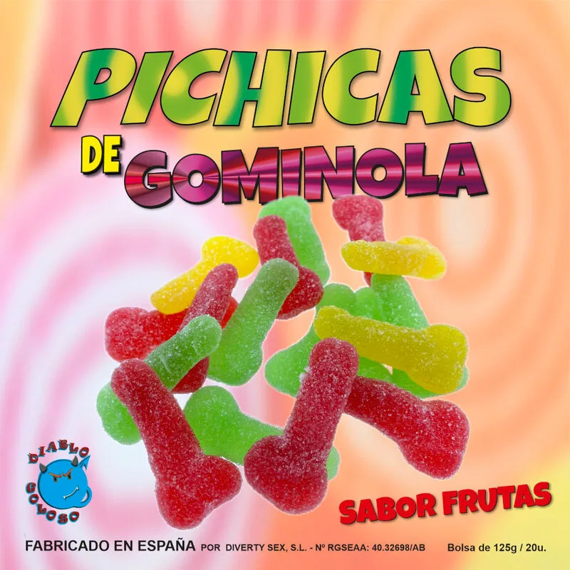 Pichitas Gumminol aux Fruits avec Sucre Diablo Goloso jeu coquin