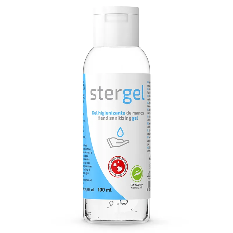 Hydroalcoholic Hand Sanitizing Gel Aloe Vera 100ML Stergel hygiene entretien