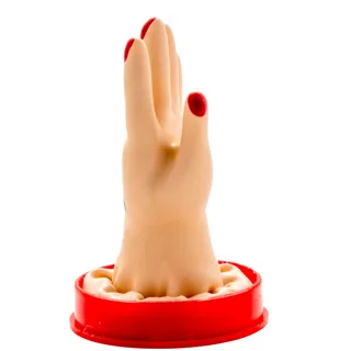 Modèle Main 1 : préservatif fantaisie peint à la main Condomerie, objet décoratif
