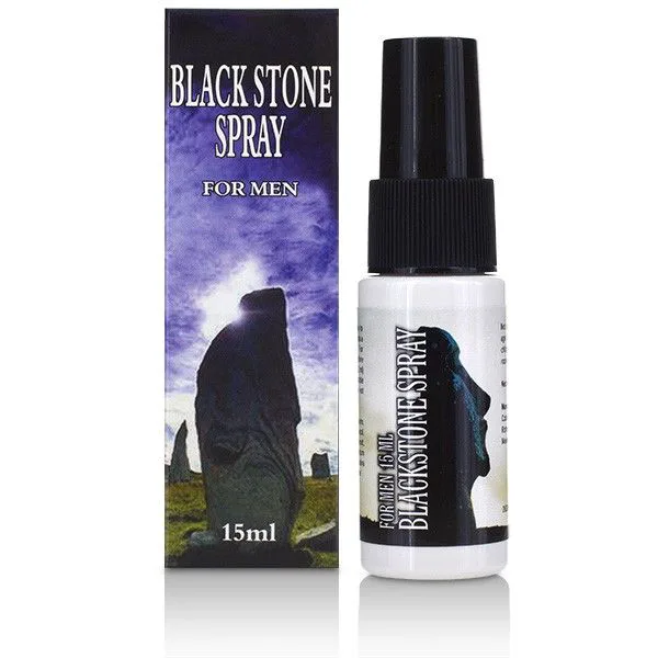 Aphrodisiaque Spray Retardant Pierre Noire pour Homme 15ml Cobeco