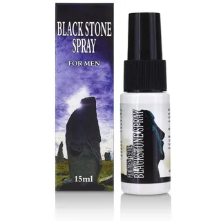 Aphrodisiaque Spray Retardant Pierre Noire pour Homme 15ml Cobeco