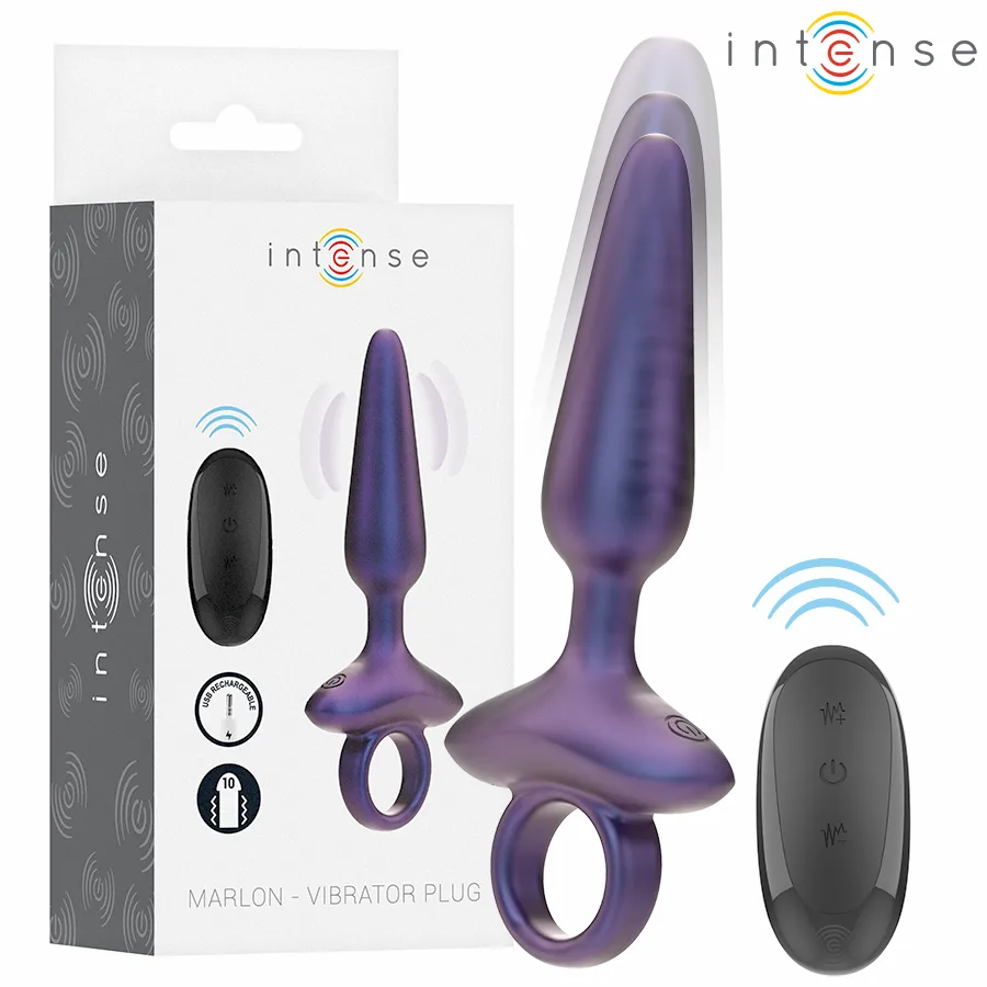 Marlon Plug Anal Vibrant Modèle 4 Télécommande Intense