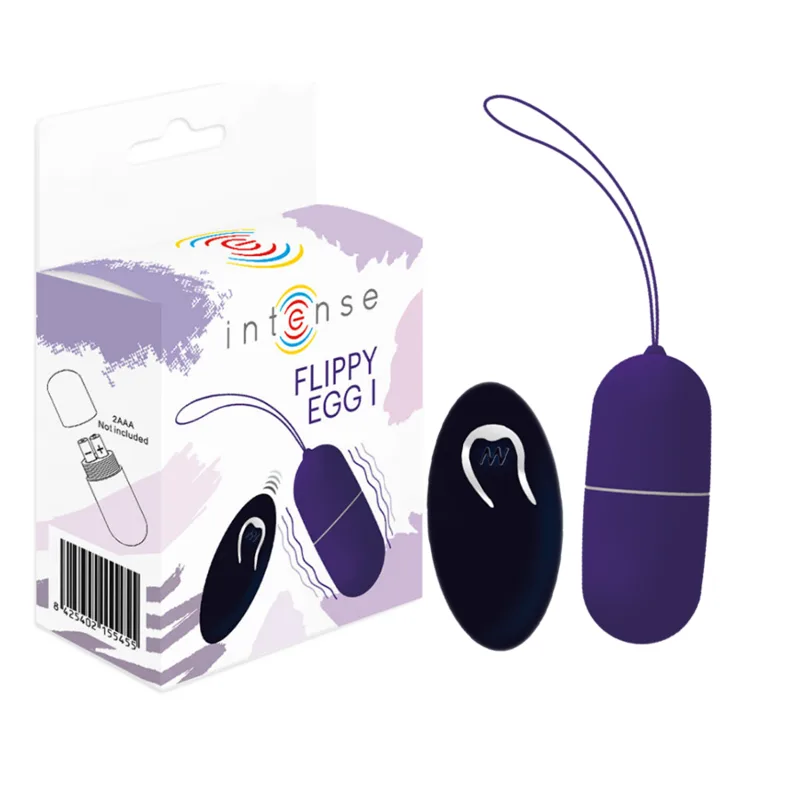 Oeuf Vibrant Flippy I avec Télécommande Violet Intense
