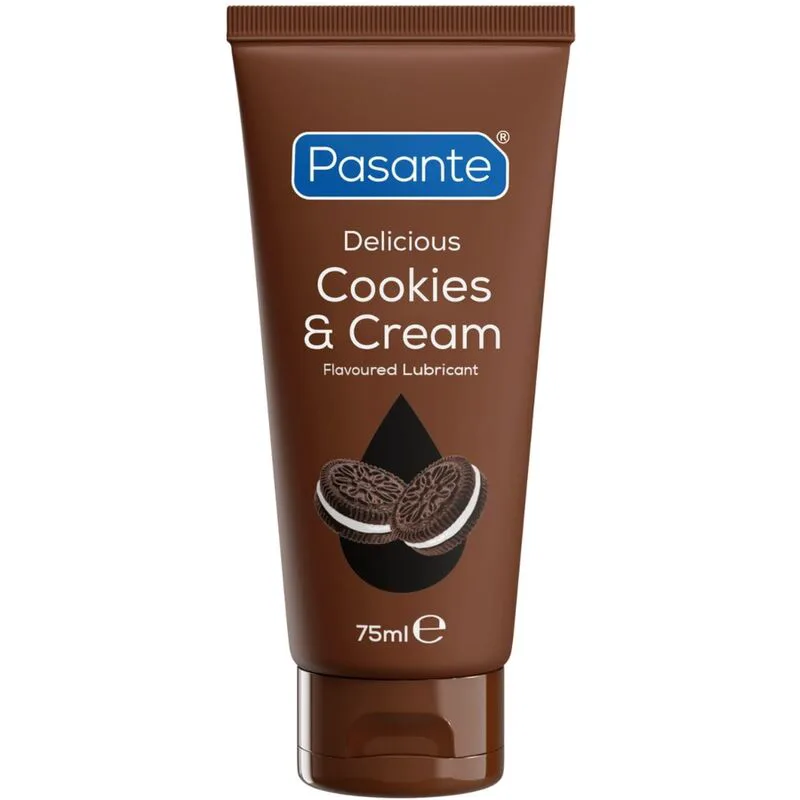 Lubrifiant à Base d'Eau, Goût Cookies & Crème 75 ml Pasante