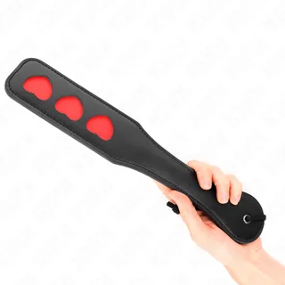Palette Coeur 32 X 6 CM Kink fouet & martinet