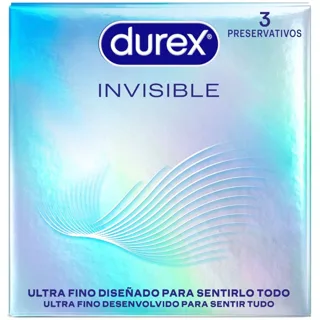 Préservatifs Ultra Fins Invisibles 3 Unités Durex