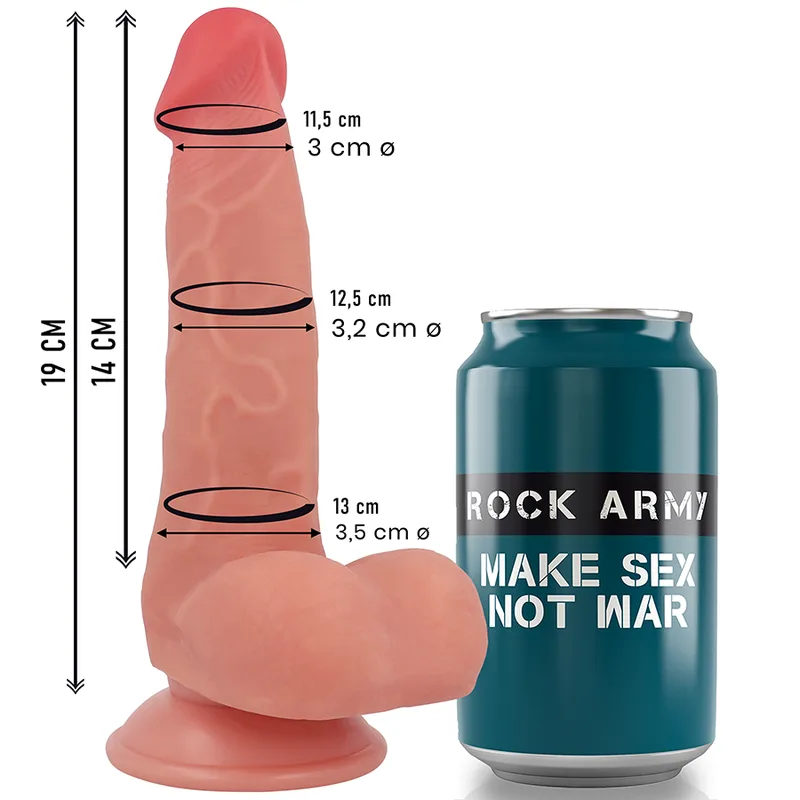 Renard en Silicone Liquide 19 CM -o- 3,2 CM Rockarmy gode réaliste