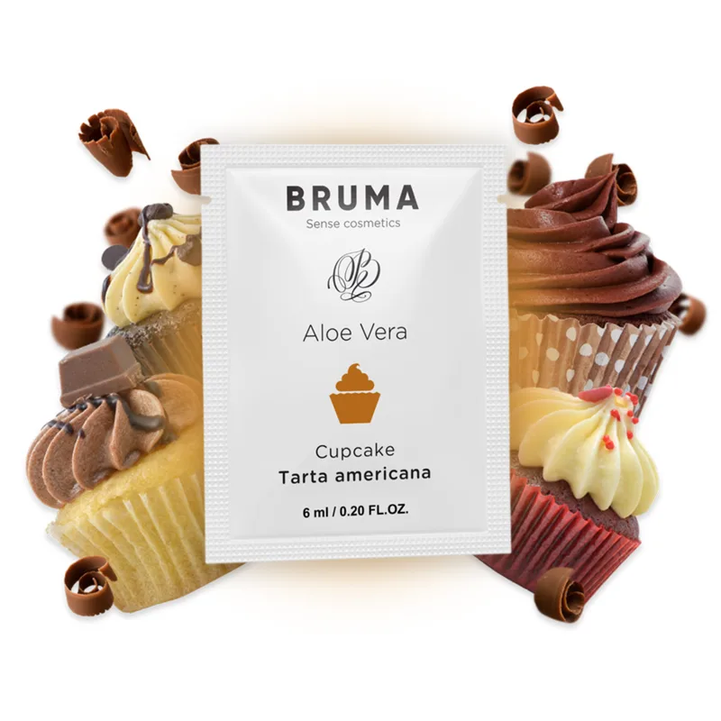 Gel Glissant à l''aloe Vera Saveur Cupcake 6 ml Bruma