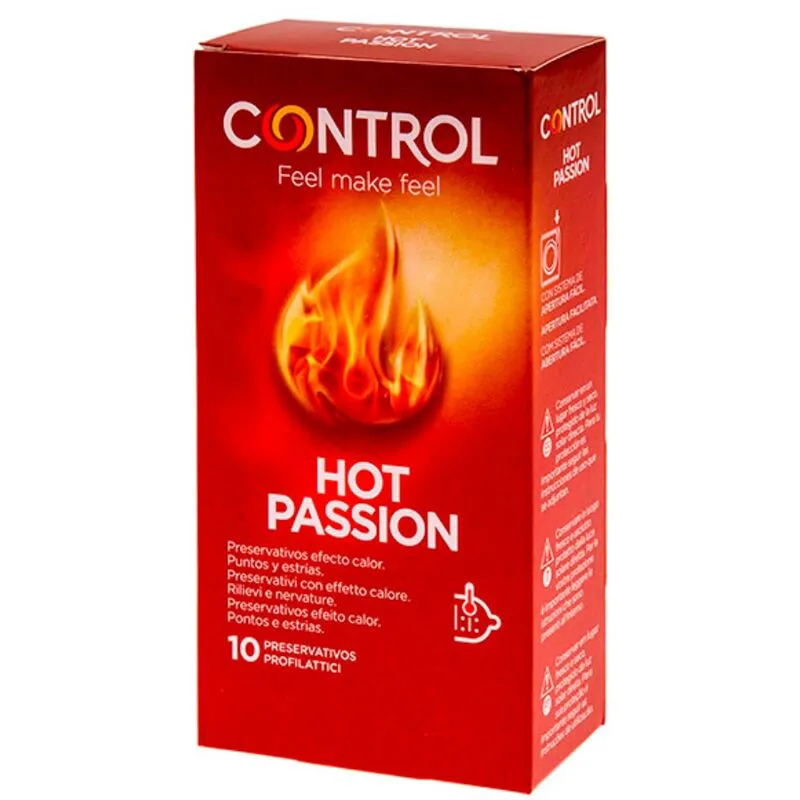 Préservatif Effet Réchauffant Hot Passion 10 Unités Control