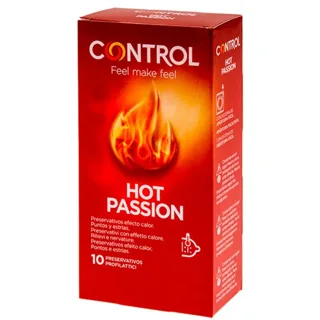 Préservatif Effet Réchauffant Hot Passion 10 Unités Control