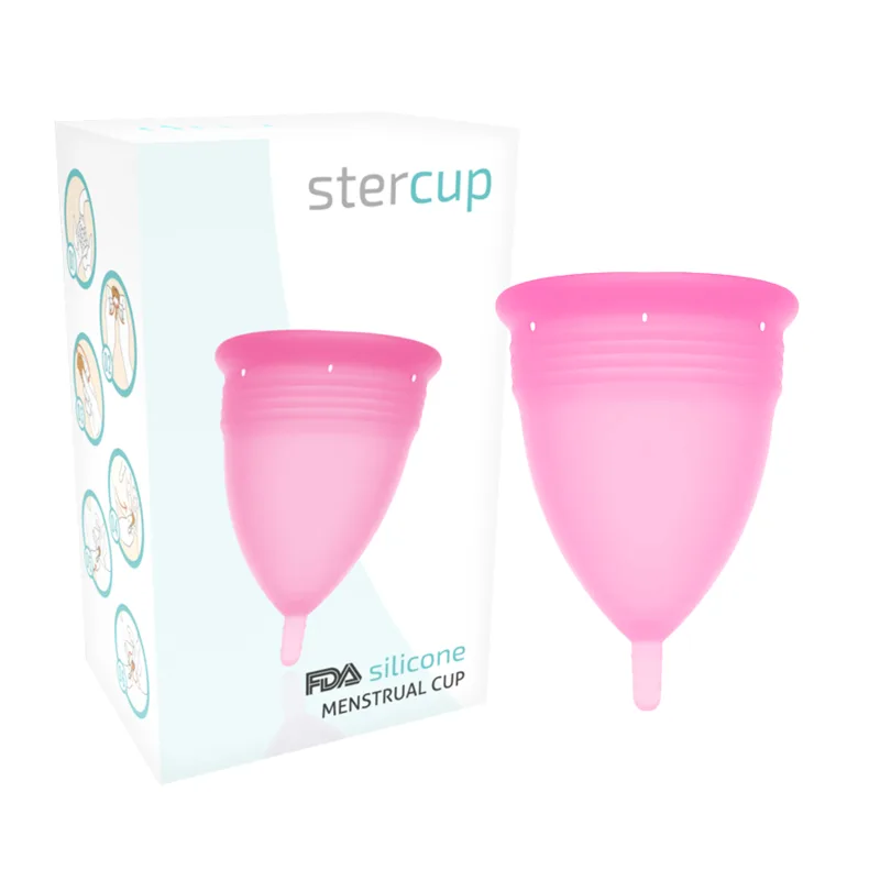 Coupe Menstruelle en Silicone Fda Rose - Taille L Stercup rose bien etre