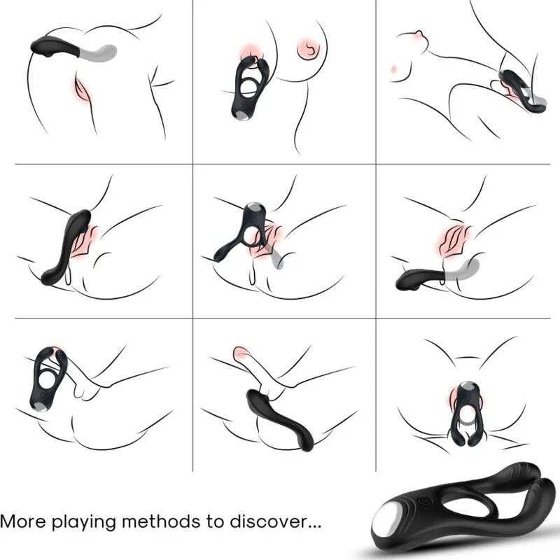 Jouet à Anneau Vibromasseur Double Veyron pour Couples Armony