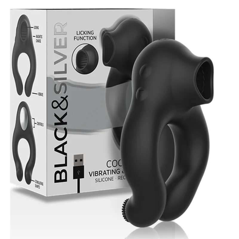Anneau Vibromasseur en Silicone 3 Moteurs Rechargeable