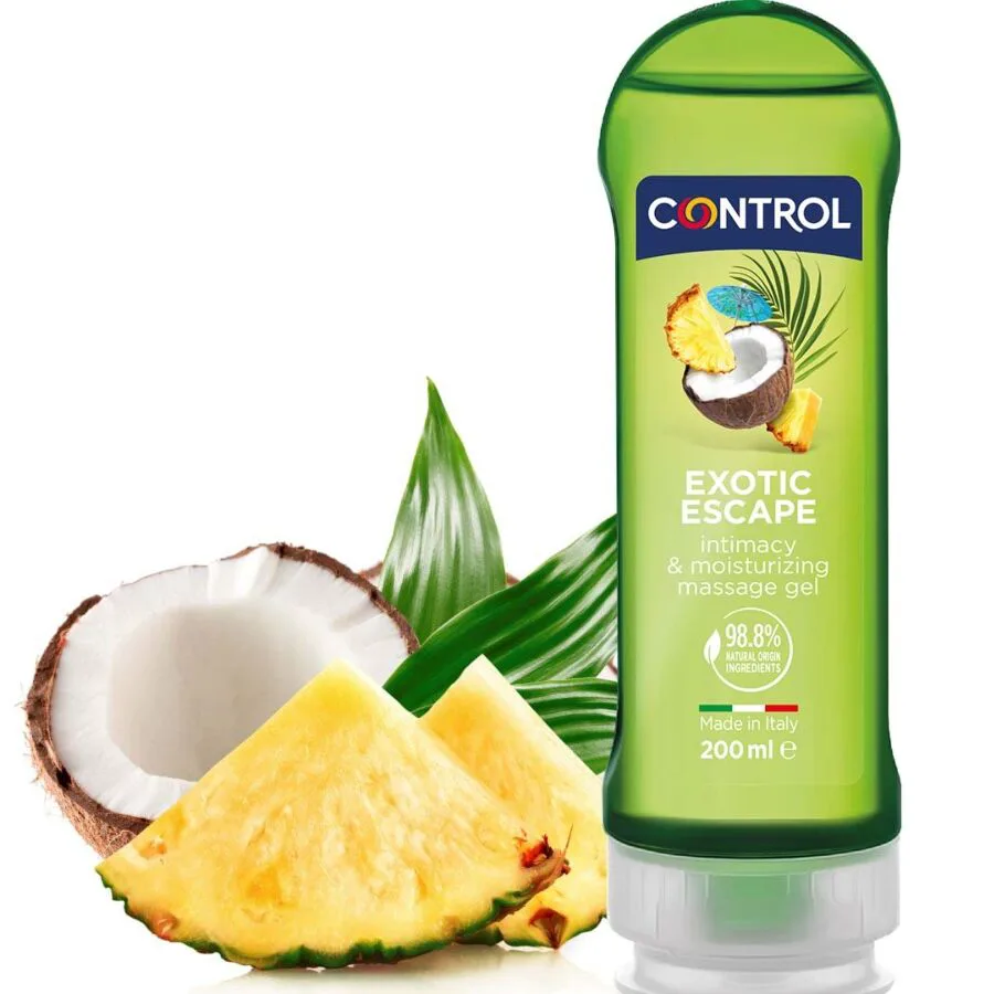 2 en 1 Massage & Plaisir Exotique 200 ml Control