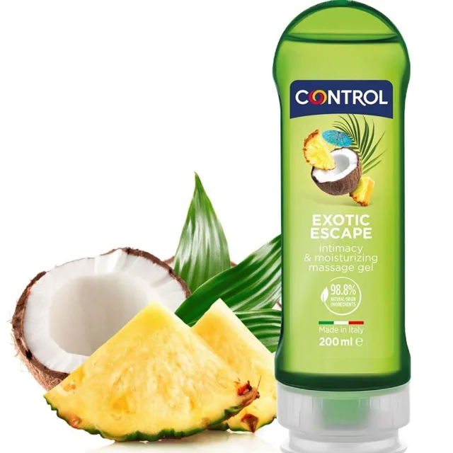 2 en 1 Massage Plaisir Exotique 200 ml