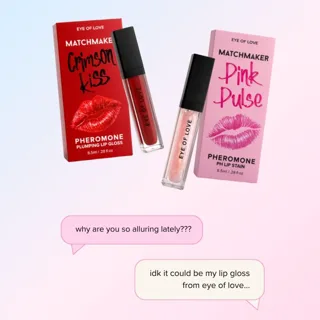 Matchmaker Crimson Kiss Gloss à Lèvres Rouge Effet Eye Of Love, autre vue